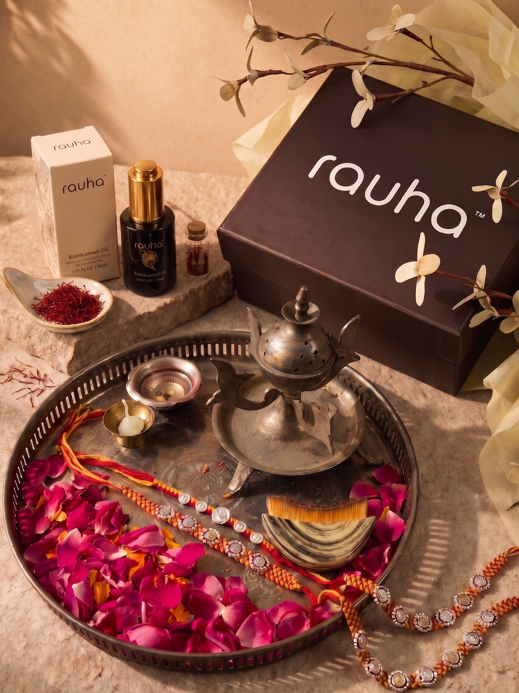 Kumkumadi Rakhi Gift Set
